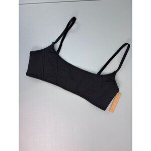 SKIMS Black Bikini Top